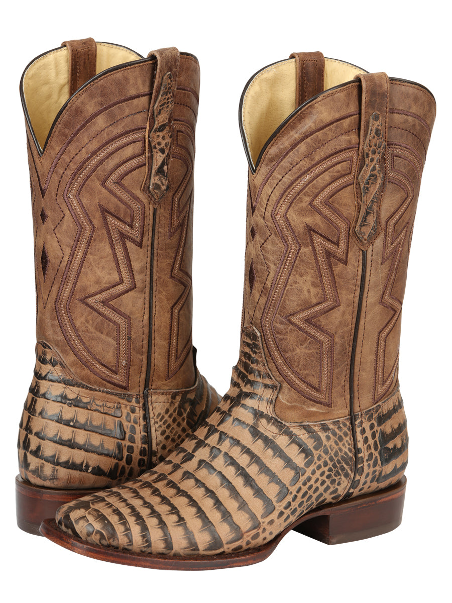 BOTA RODEO IMITACION EL GENERAL IMIT-PRO-1 CAIMAN BELLY TABACO 45664