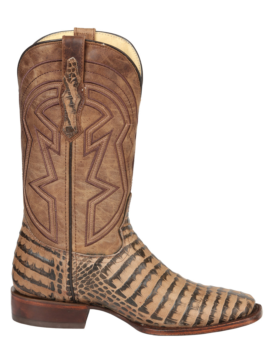 BOTA RODEO IMITACION EL GENERAL IMIT-PRO-1 CAIMAN BELLY TABACO 45664