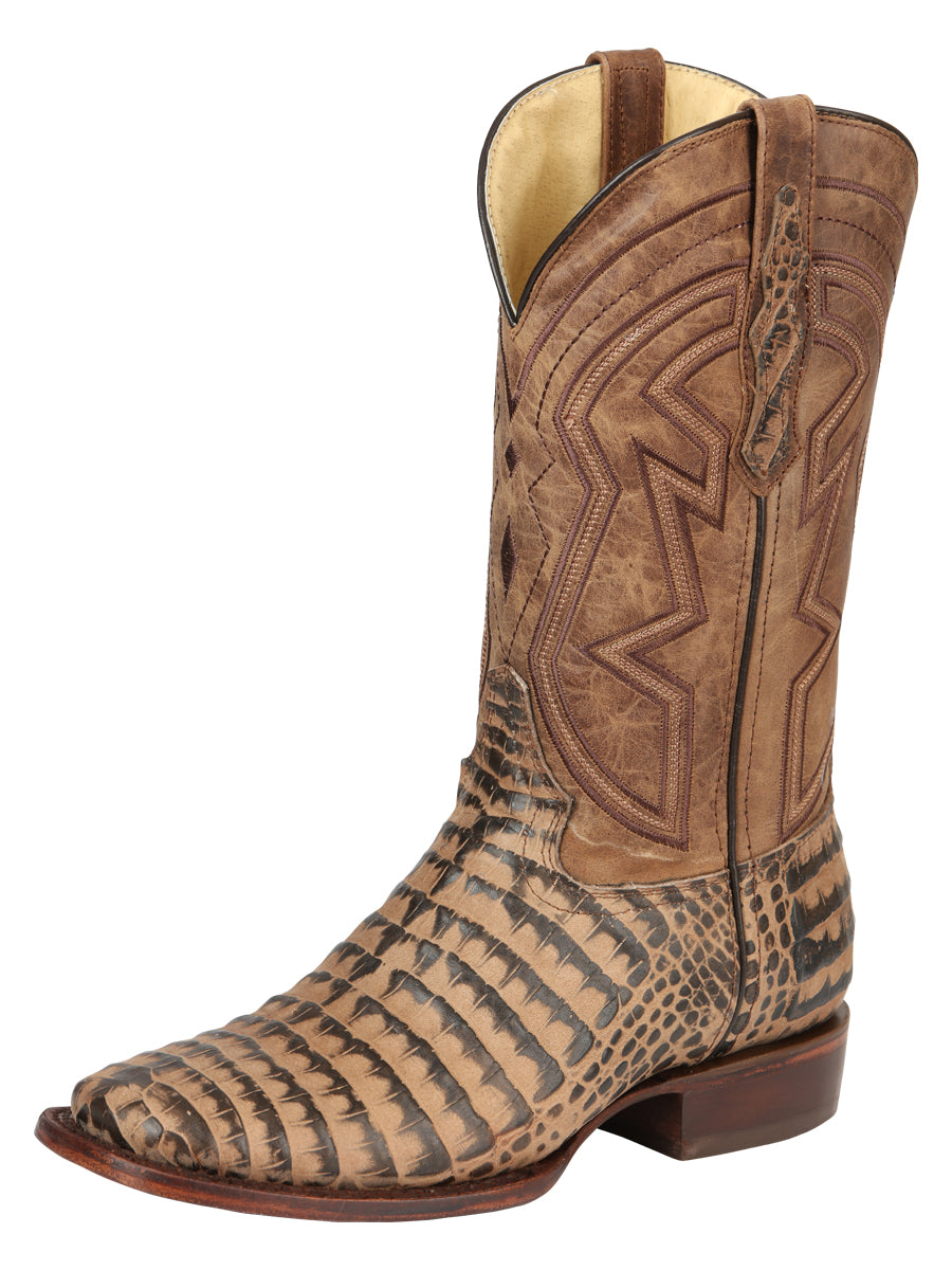 BOTA RODEO IMITACION EL GENERAL IMIT-PRO-1 CAIMAN BELLY TABACO 45664