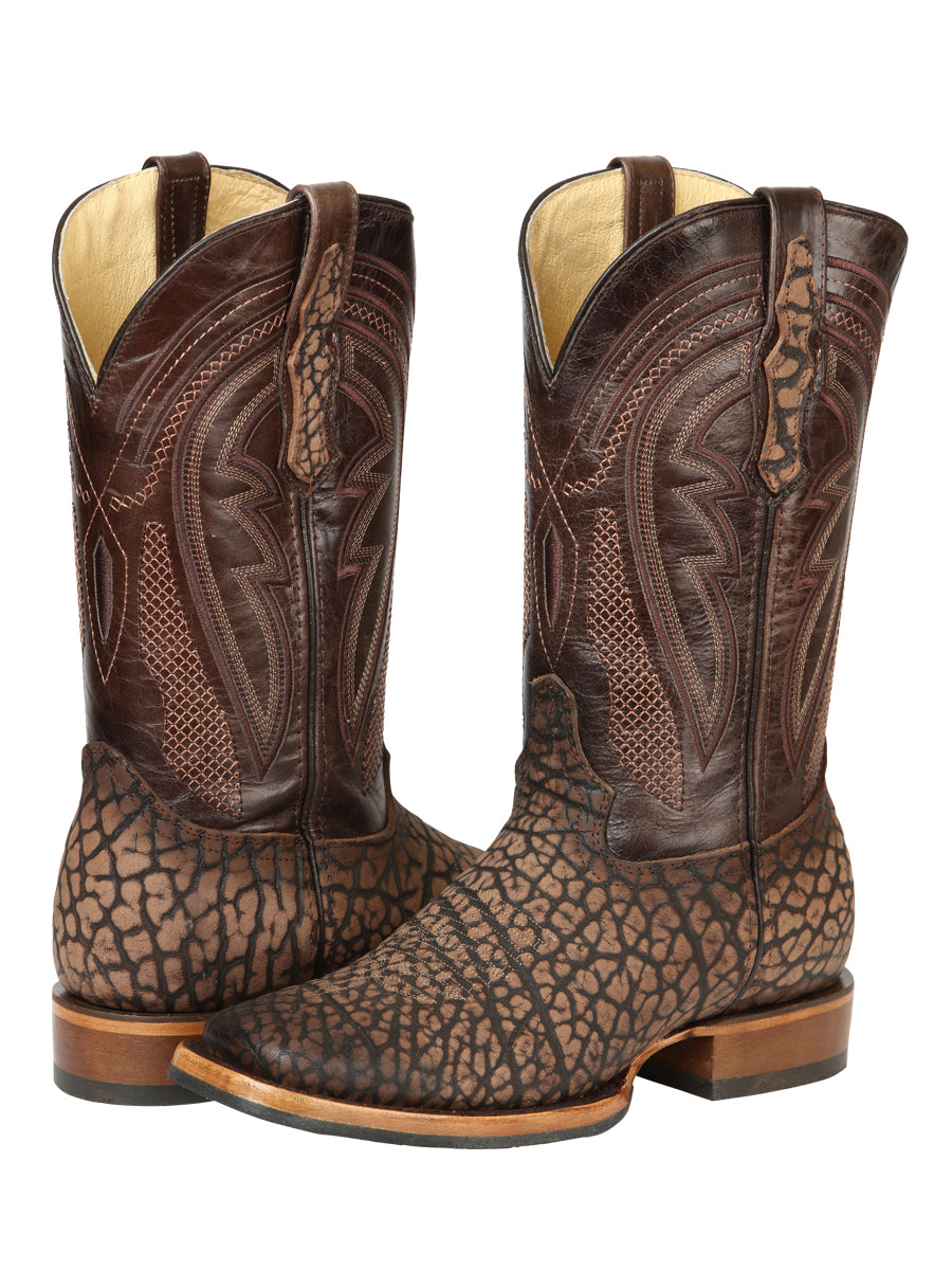 Caballero el General Rodeo Bota - Imitación Bull Neck Sand 45667