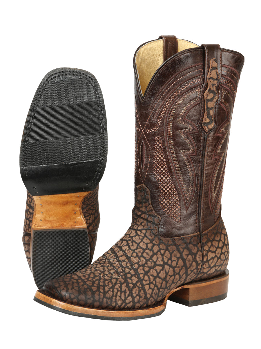 Caballero el General Rodeo Bota - Imitación Bull Neck Sand 45667