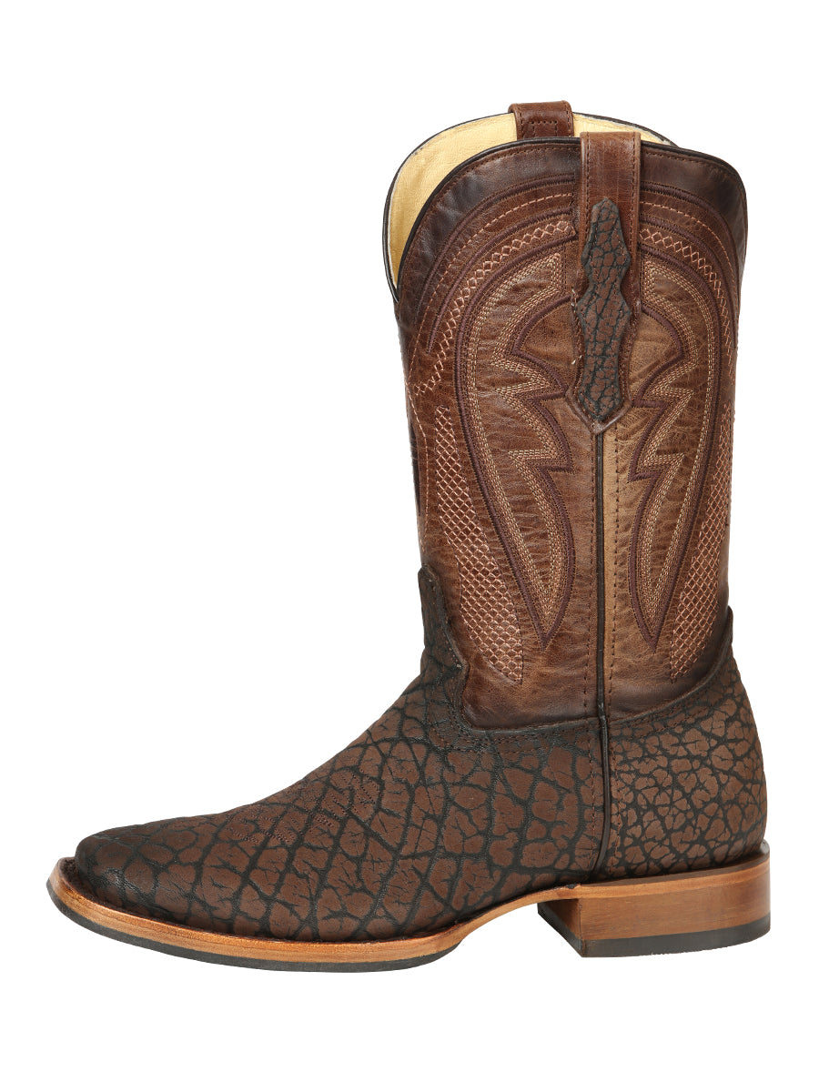Caballero el General Rodeo Bota - Imitación Bull Neck Café 45668