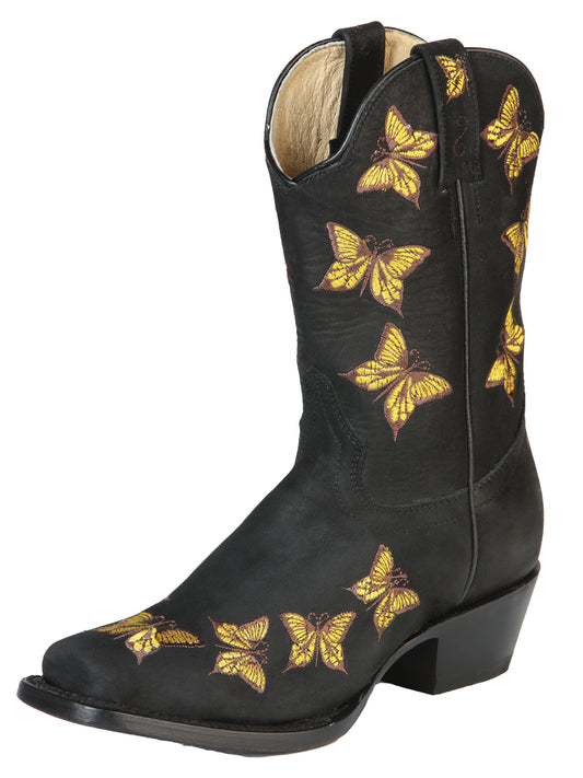 el General Dama Rodeo Bota - Nobuk Negro 51220