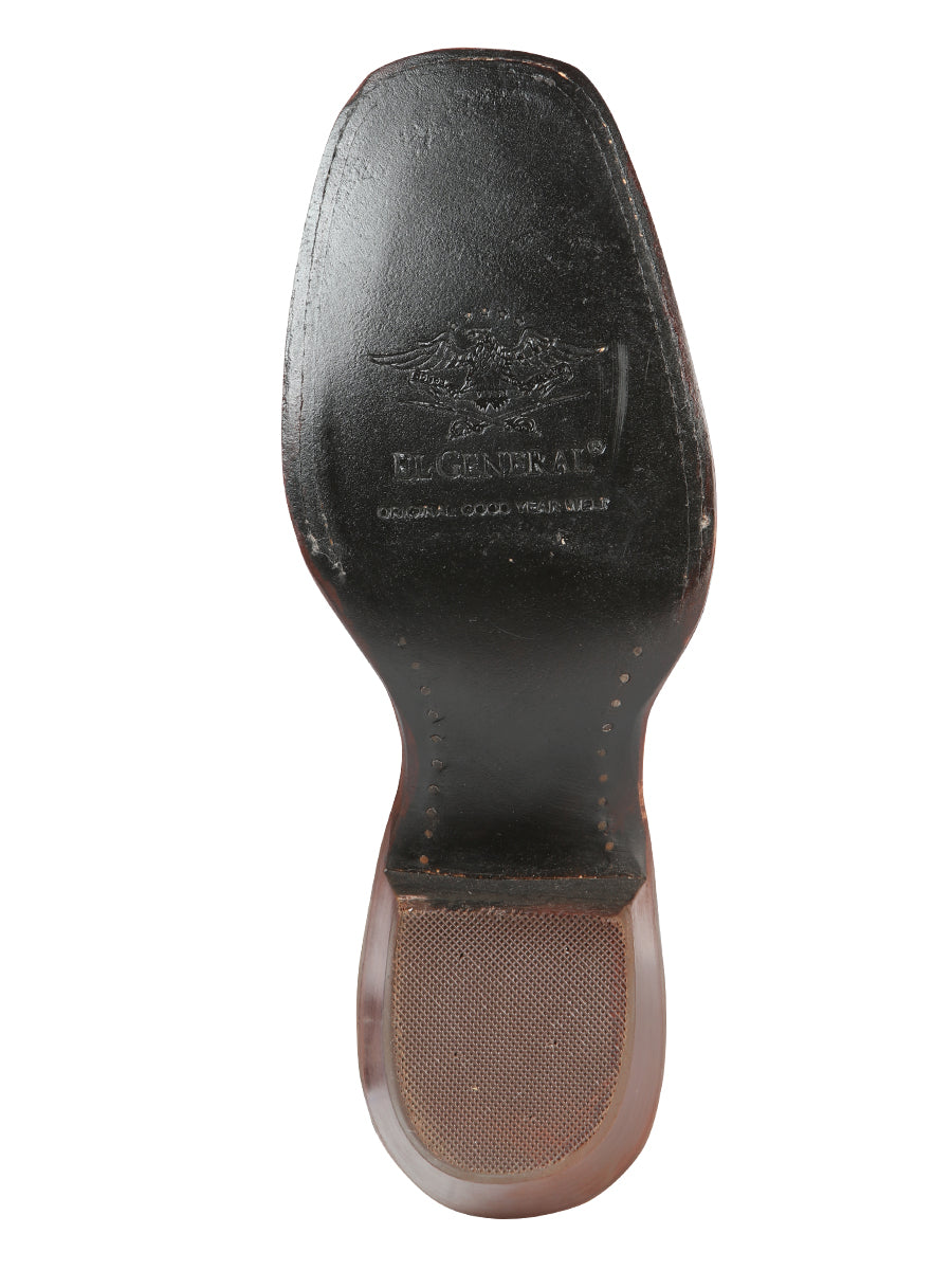 Bota Rodeo El General Tn-dm-4 Nobuck Cafe 51227