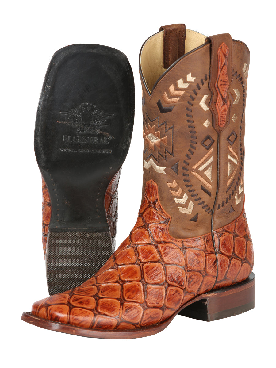 Bota Rodeo El General Cab-imit-3-3 Piel Bovino/imit. Monster Shedron 51245
