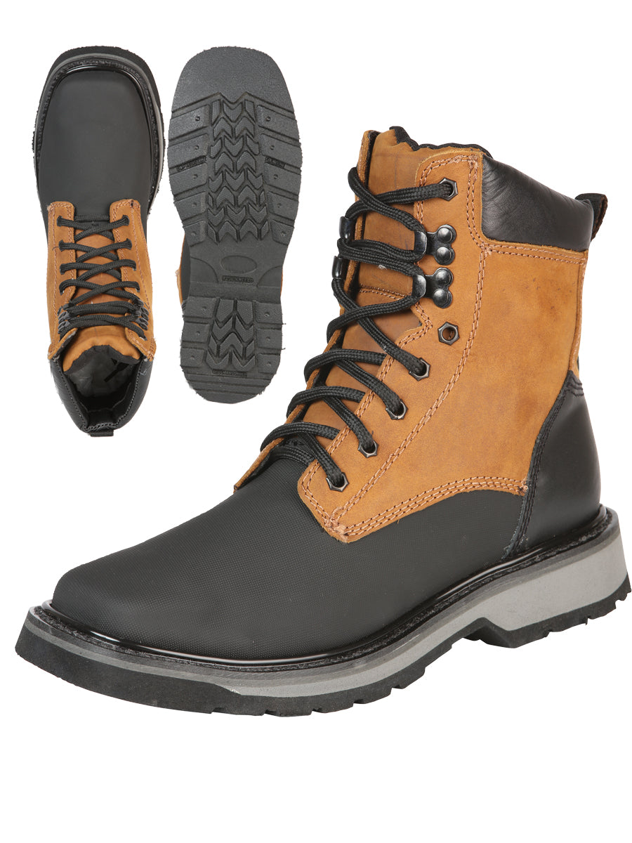 Bota Trabajo S/ Casco Agujetas El General Zpt-kvlr-1 Keblar Negro/arena 51267