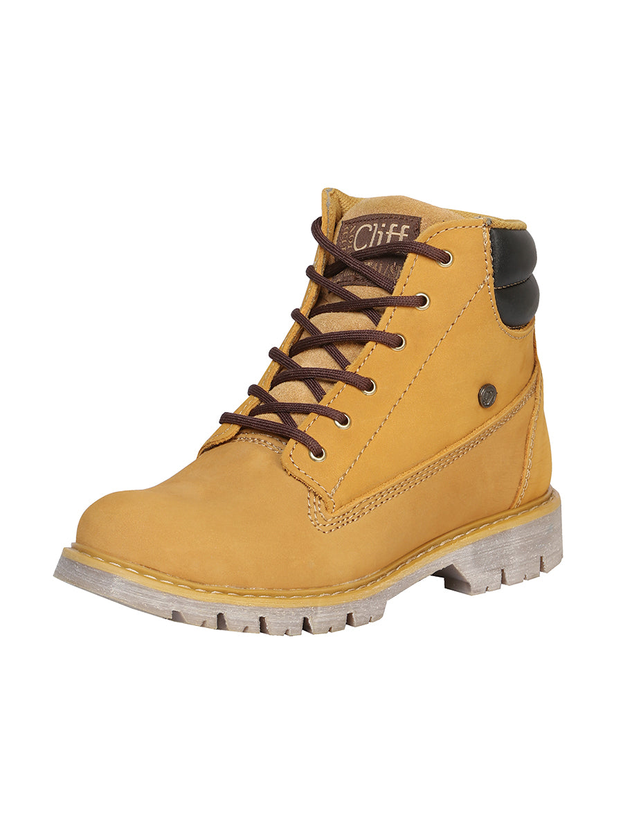 Procliff Lace - Up Bota de Trabajo - Gamuza Mustard 91467