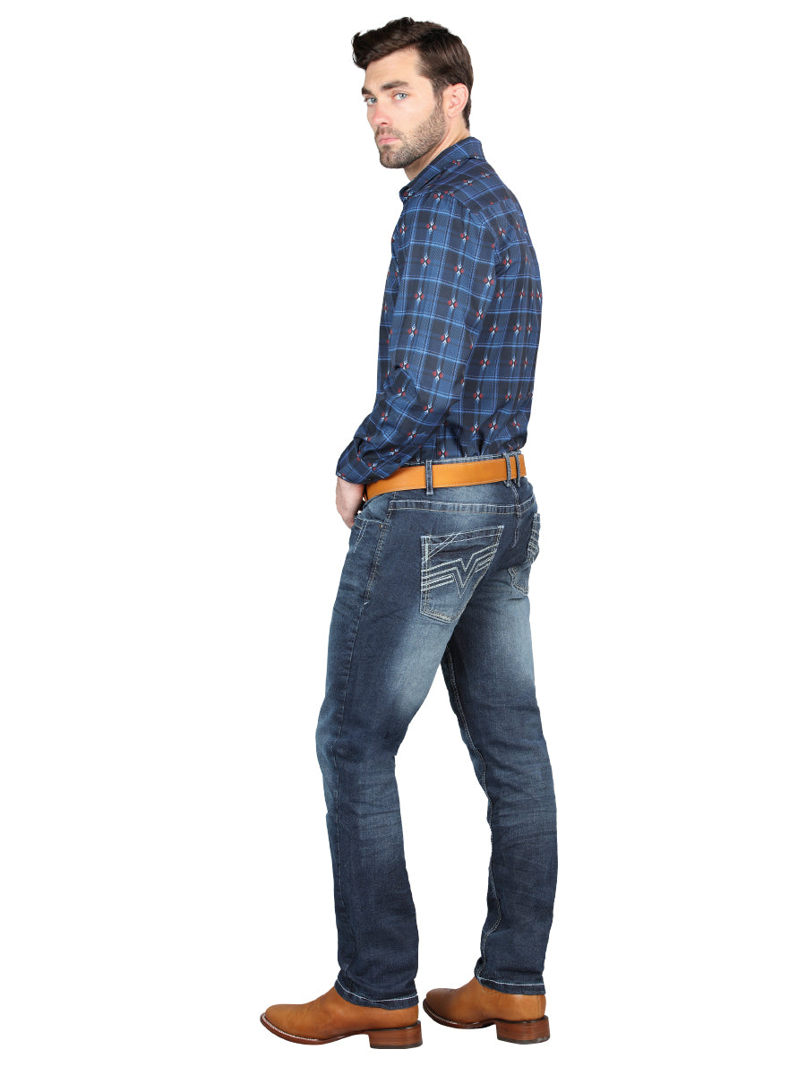 Pantalon El Norteno 99268 Denim Azul Oscuro 126631