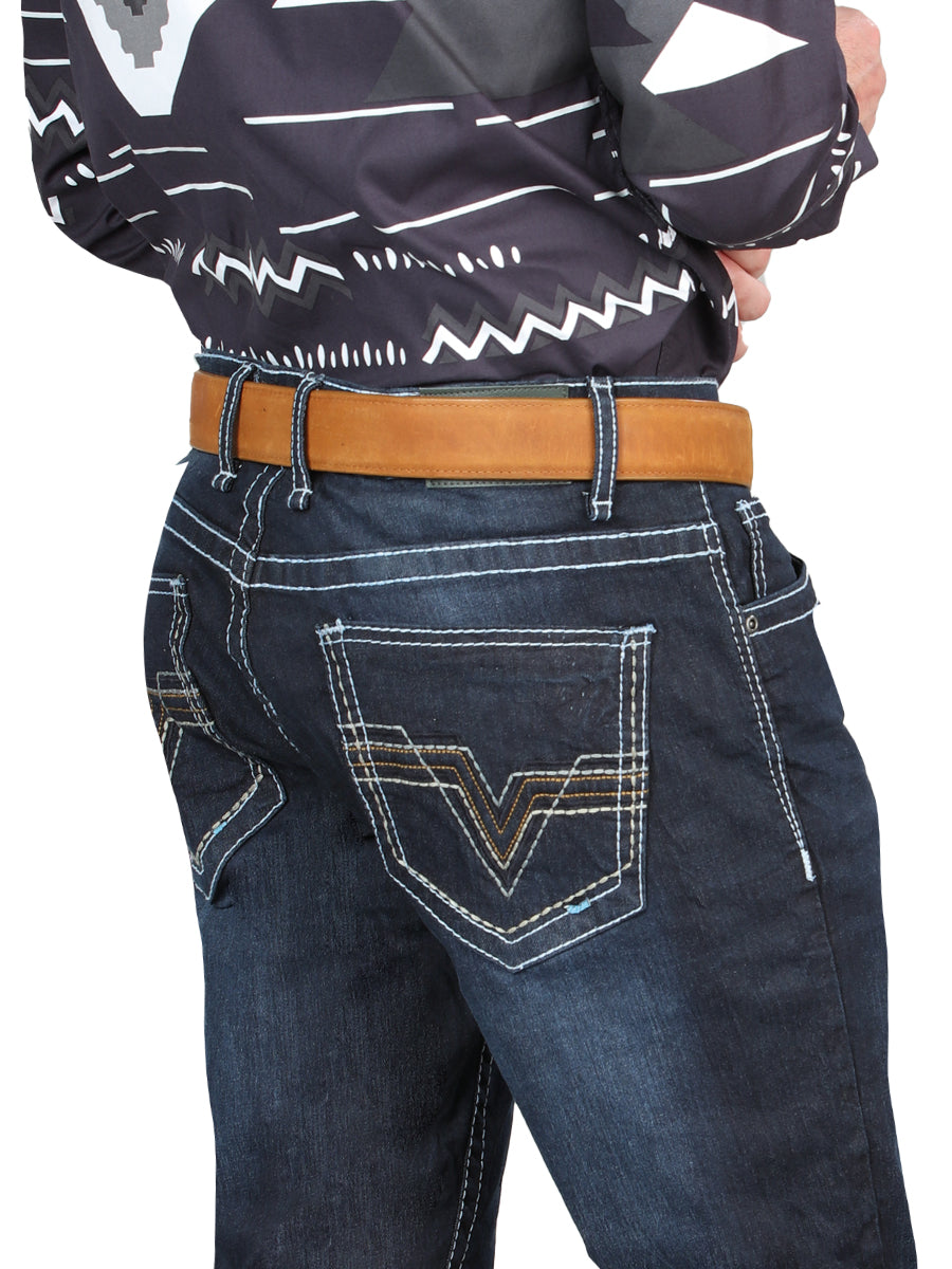 Pantalon El Norteno 99084 Denim Azul Oscuro 126635