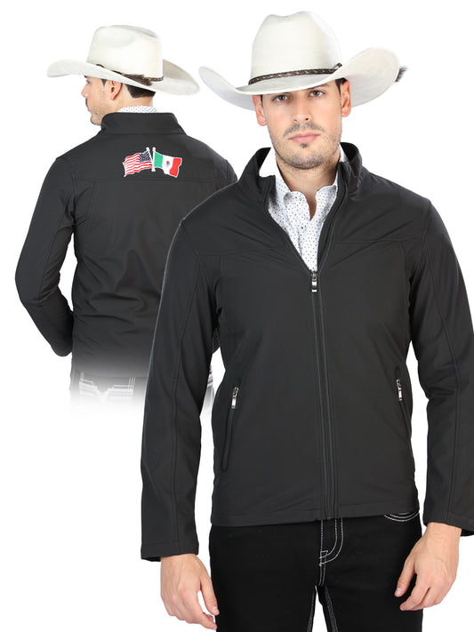 CHAQUETA CENTENARIO NB.1 100% POLIÉSTER #177- NEGRO 127083