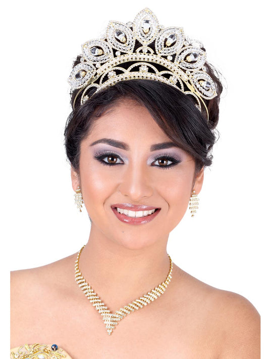 Coronas De Quinceanera Misxvprimameras C.017 Cristal Oro 600030