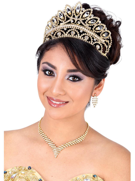 Coronas De Quinceanera Misxvprimameras C.019 Cristal Oro 600162