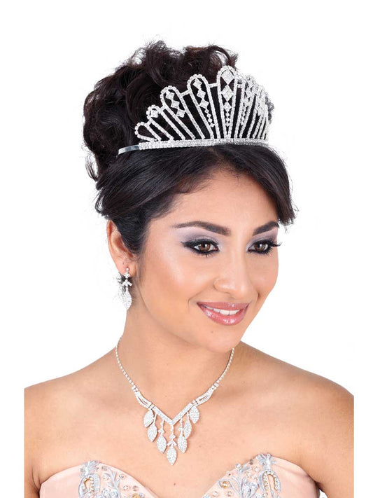 Coronas De Quinceanera Misxvprimameras C.026 Plata Acrílica 600172