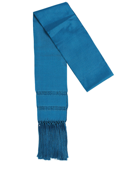 Rebozo Mis Xv Primaveras Chalina 85% Articela / 15% Poliester Azul Turquesa 600234