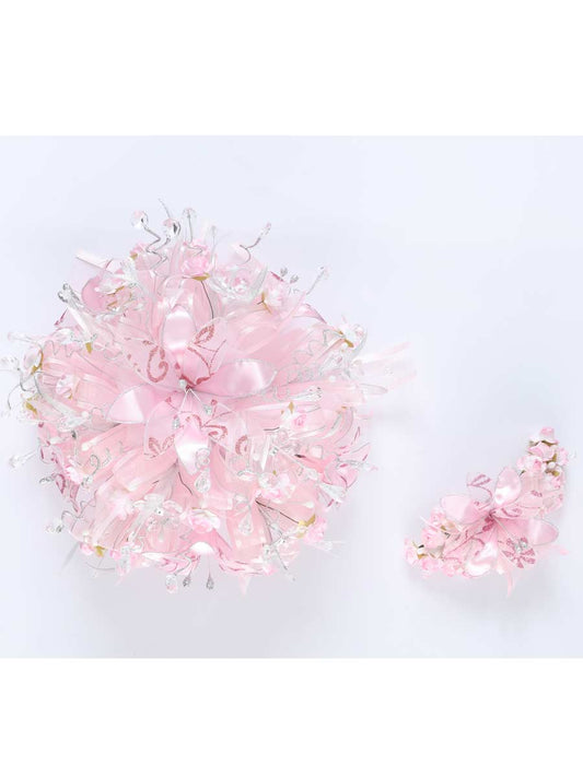 Ramos Quinceañeras Mis Xv Primaveras 0019 Cristal/Satin Rosa 600404