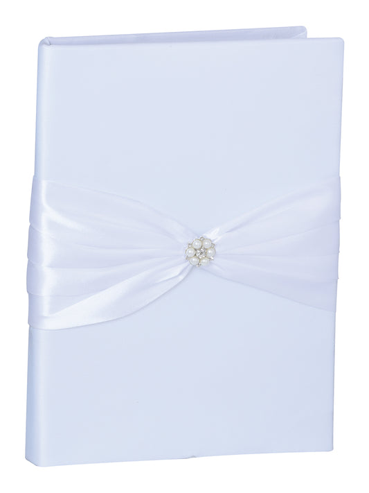 Juego De Velas Libro De Firmas Mis Xv Primaveras Satin Tela Blanco 600971