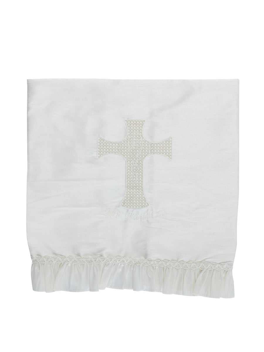 Juego De Velas Sabana Mis Xv Primaveras Bordada-1 100% Algodón Satinado Beige 601528