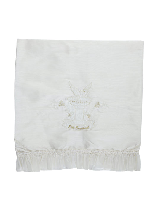 Juego De Velas Sabana Mis Xv Primaveras Bordada 100% Algodón Satinado Beige 601530