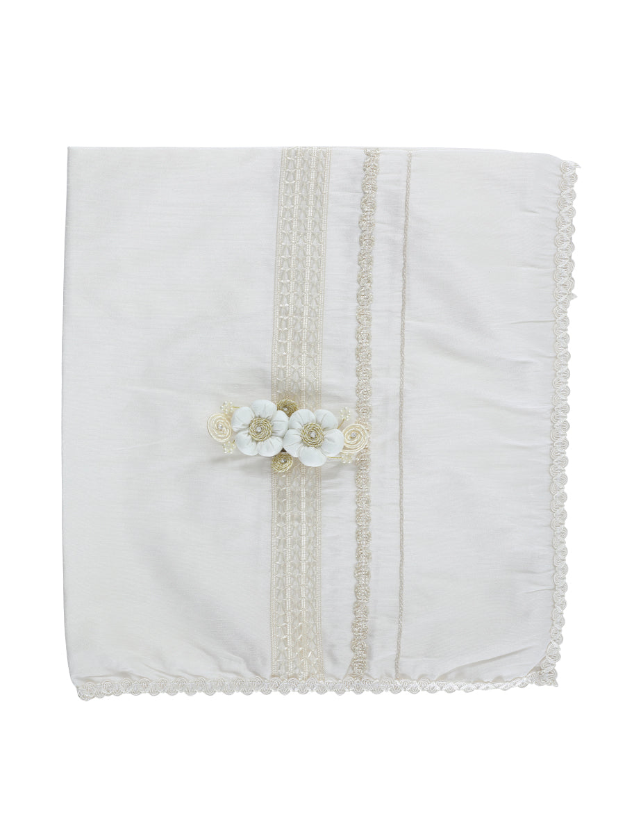 Juego De Velas Sabana Mis Xv Primaveras Flor Gordita 100% Algodón Satinado Beige 601532