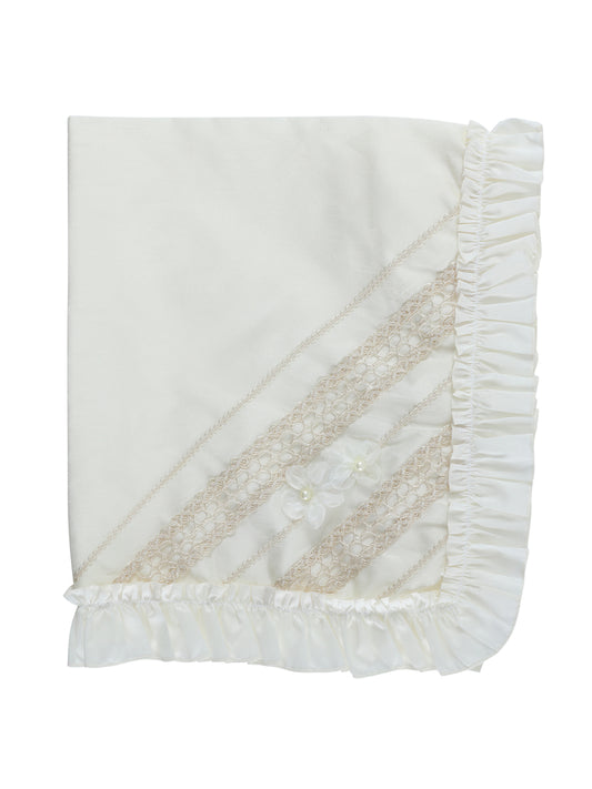 Juego De Velas Sabana Mis Xv Primaveras Olan C/ Broch 1022 100% Algodón Satinado Beige 601534