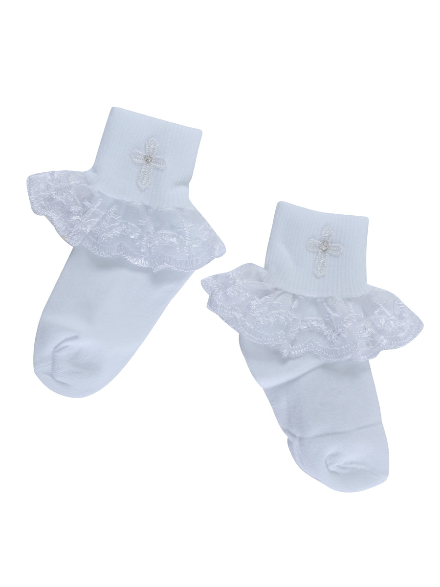 Delantal Calceta Mis Xv Primaveras Calceta 100% Poliéster Blanco 601550