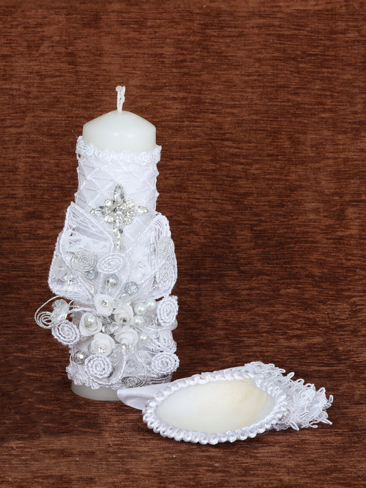 Juego De Velas Bautizo Mis Xv Primaveras Setvela Varios Blanco 601749