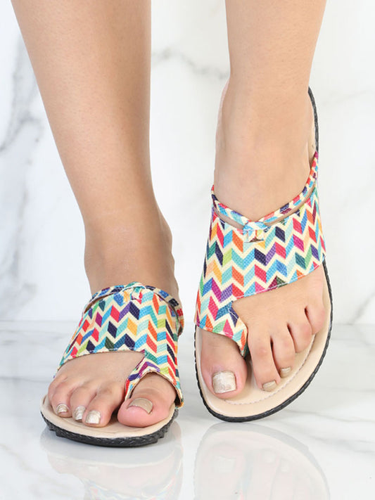 Calzado Sandalia Mexico Artesanal Mod.023 Yute Multicolor 602051