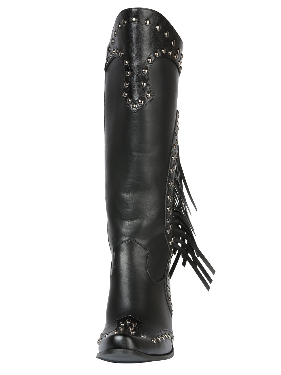 COWBOY BOOT  EL GENERAL WESTERN WEAR SYG-2751 CRAZY BLACK 702030