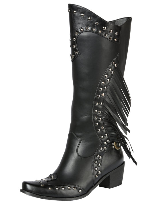 COWBOY BOOT  EL GENERAL WESTERN WEAR SYG-2751 CRAZY BLACK 702030