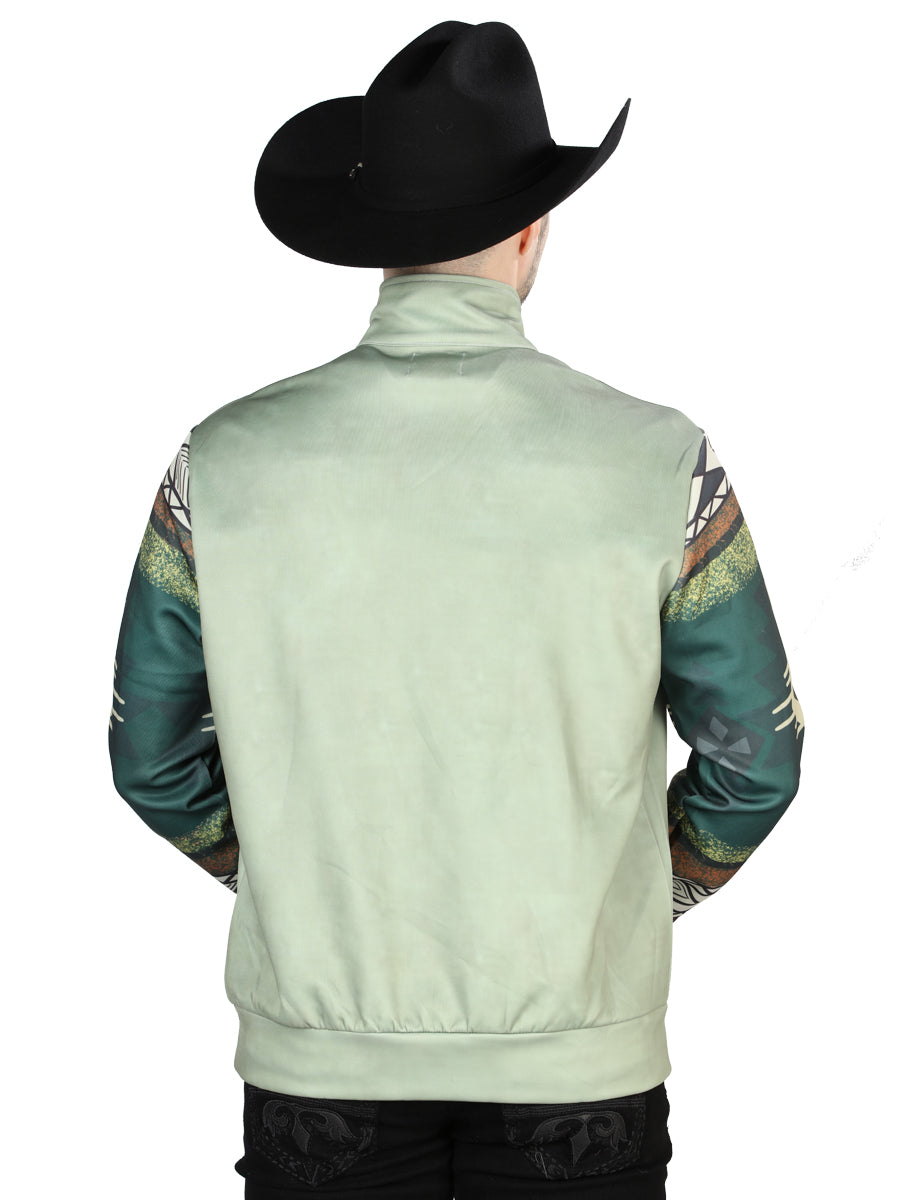 Chaqueta El General Western Wear Syg-2820 Tela Oliva 702054