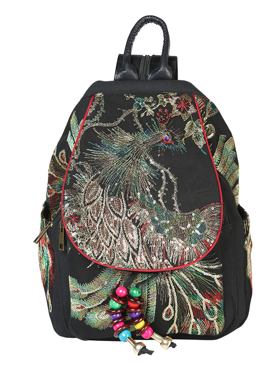 Bolsa Mochila El General Ac-163 Tela Negro 702180