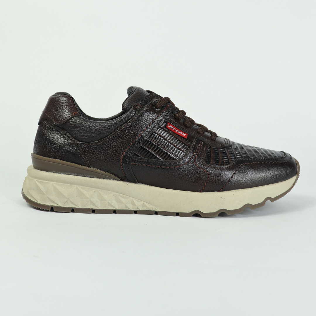 Sneakers Carlo Lizard / Café 3079